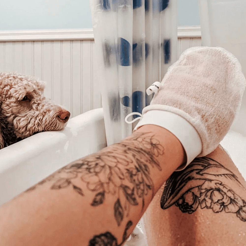 Wildpier™ Deep Exfoliating Glove and Konjac Sponges Bundle